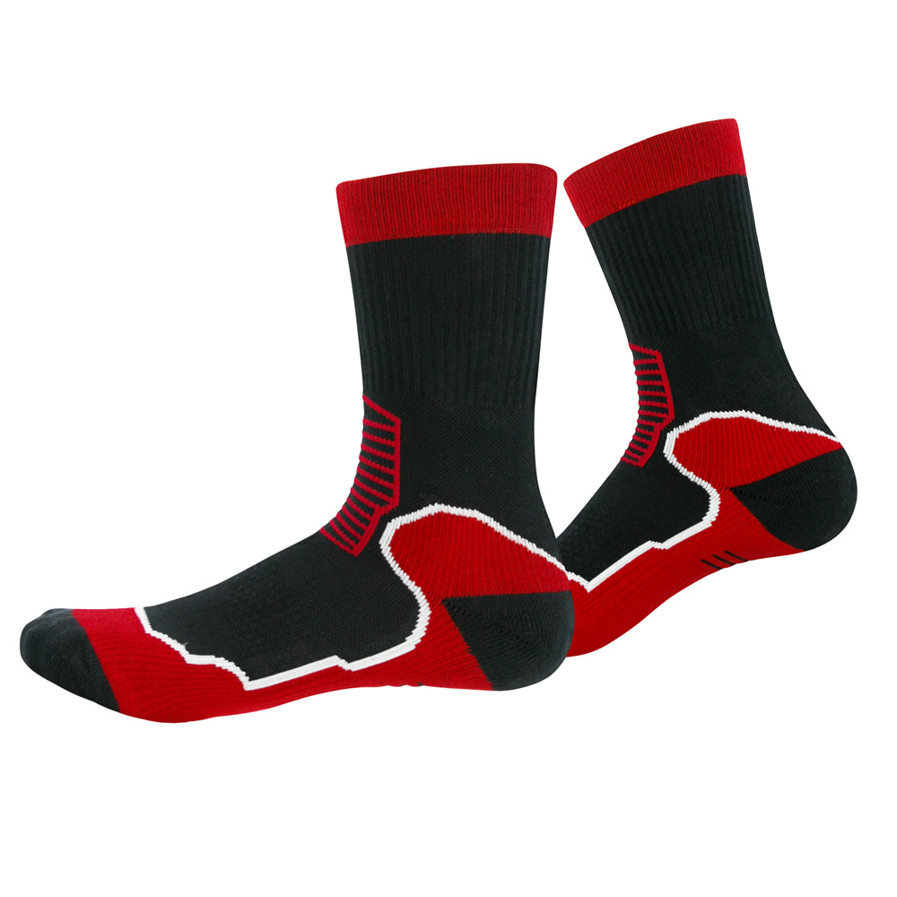 Male Sports Socks Tide Running Fitness Absorbent Breathable Basketball Combed Cotton Compression Socks
